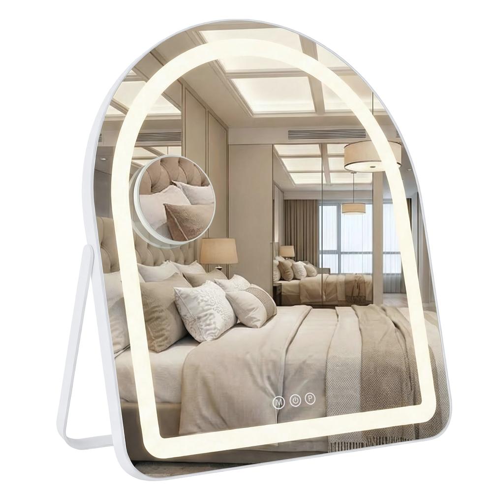 LED-spegel GLAM White 40x45cm