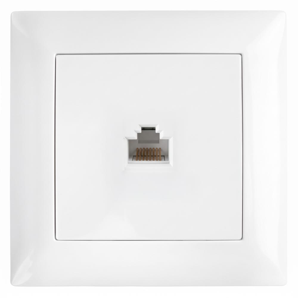 Розетка RJ45 с Рамка OSTE JNH010-S WHITE