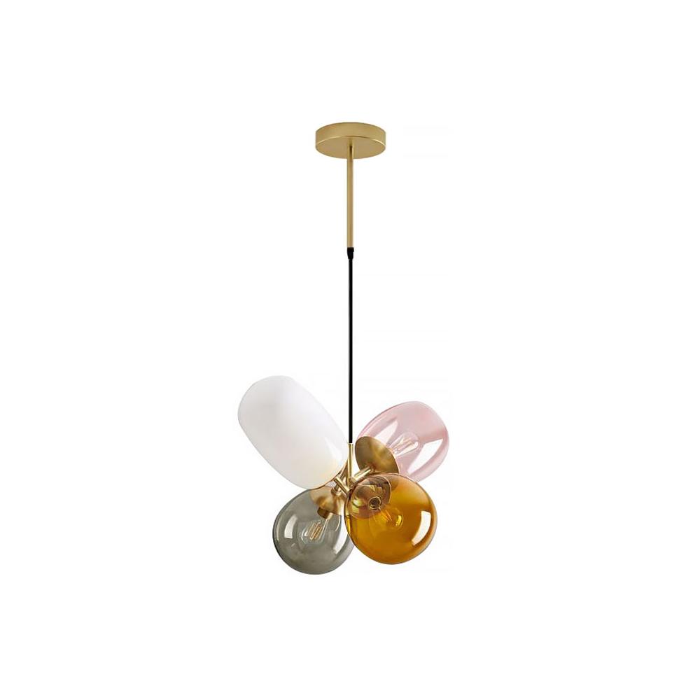 Glaspendellampa för Tak APP436-4C Multicolor