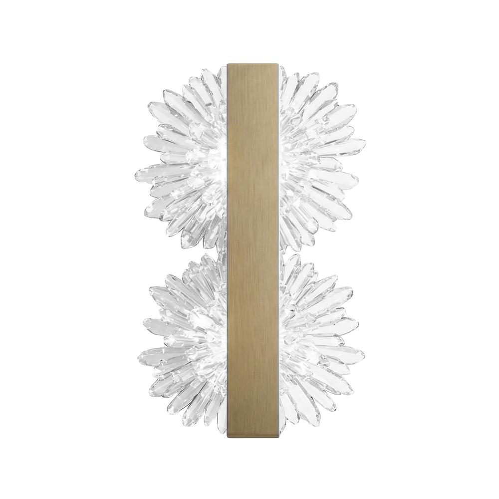 VÄGGLAMPA LED G147-2W GULD BORSTAD GULD