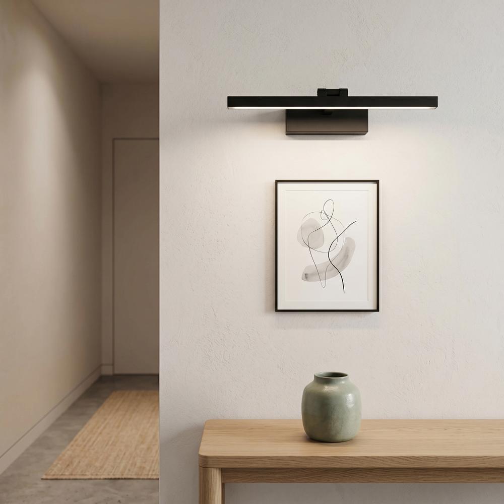Badrum vägg LED-lampa APP1866-1W 40 cm Black