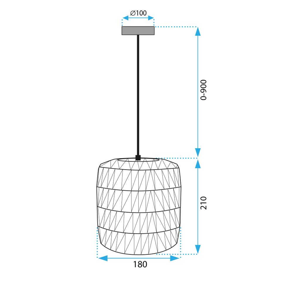 Boho Taklampa APP1252-1CP