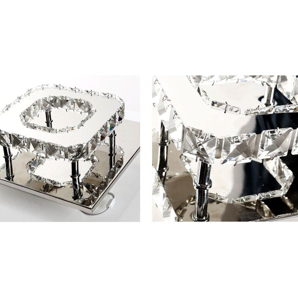 Kristalltaklampa Plafond Glamour 8W APP406-C Neutral