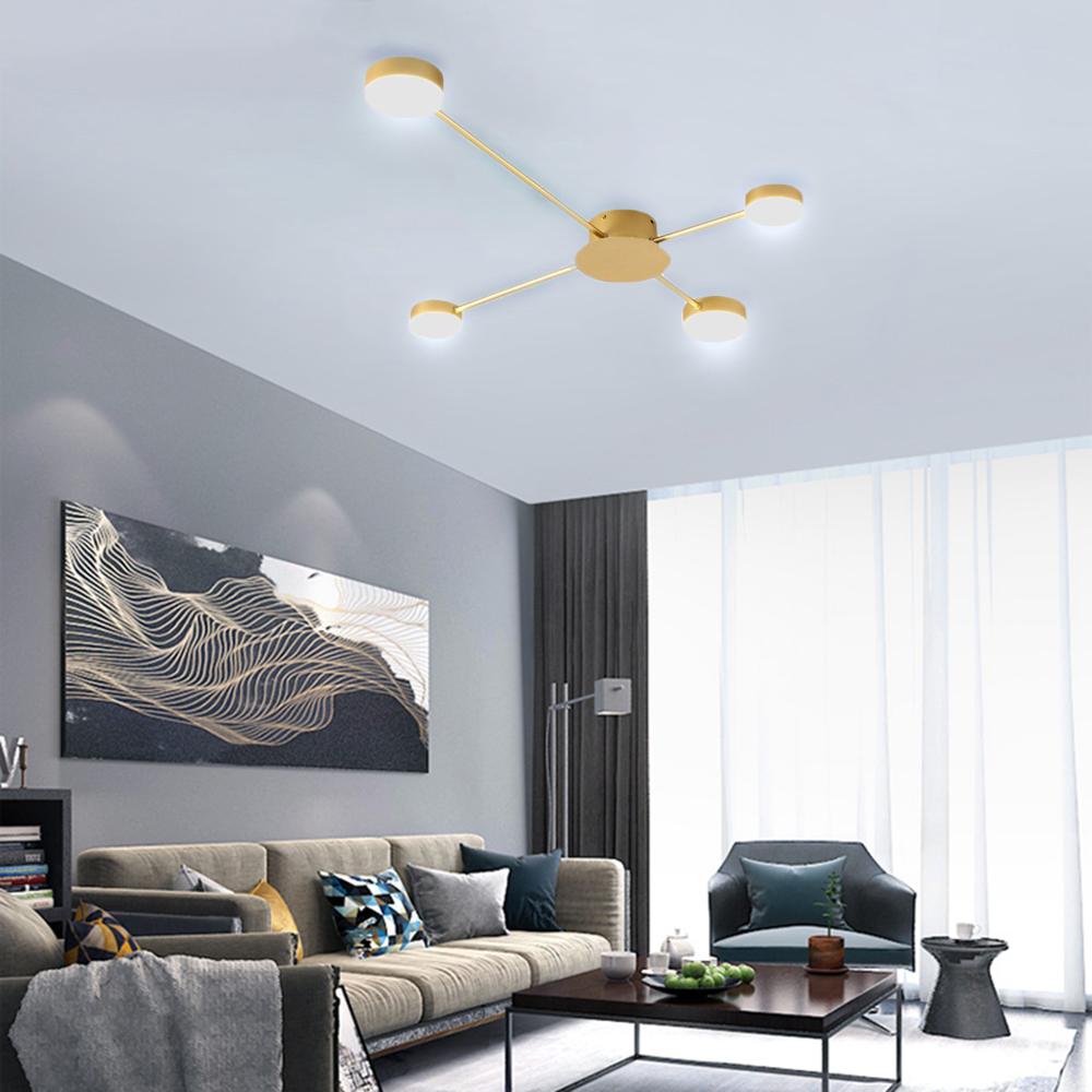 TAKLAMPA 4-ARMAD LED APP520-4C Guld