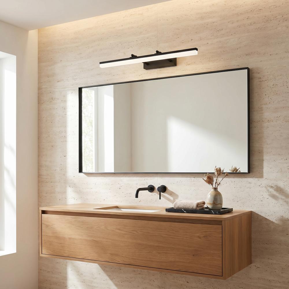 Badrum vägg LED-lampa APP1879-1W 60cm BLACK