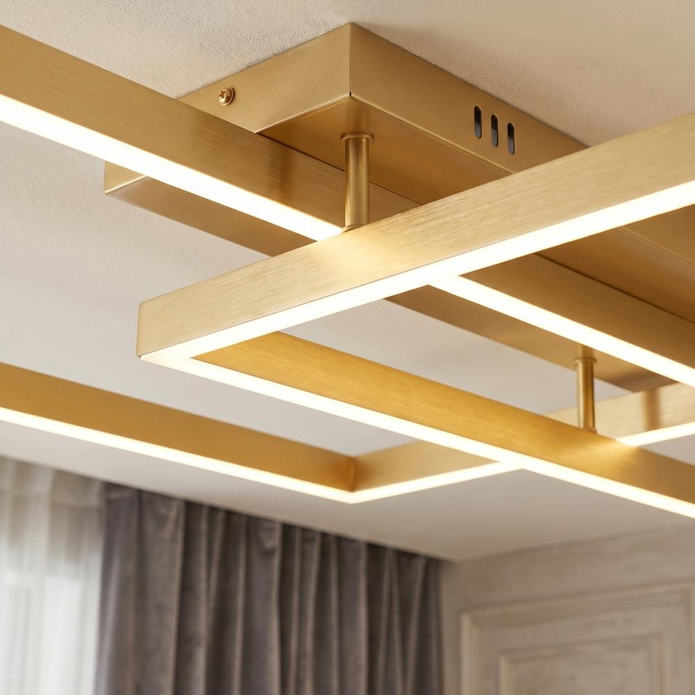 Taklampa LED SWE060-C BRUSH GOLD