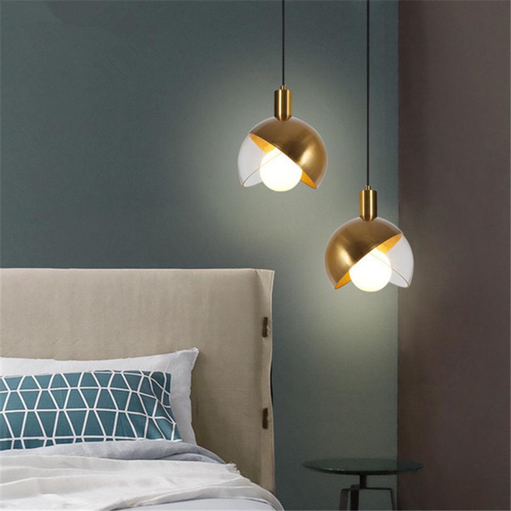 Glaspendellampa taklampa kula APP638-1CP guld