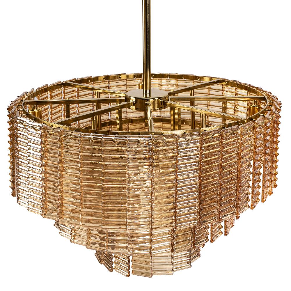 TAKLAMPA HÄNGANDE APP1677-8CP BRUN