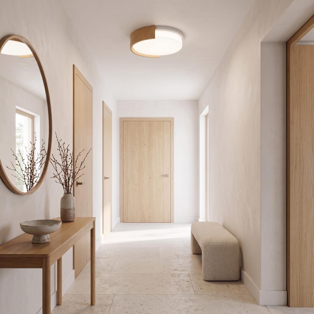 Takplafond Lampa APP1931-C 40cm WOOD