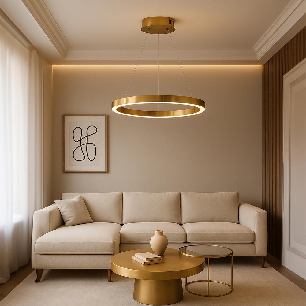 HÄNGANDE LED-LAMPA LHJ051-CP1 C BORSTAT GULD