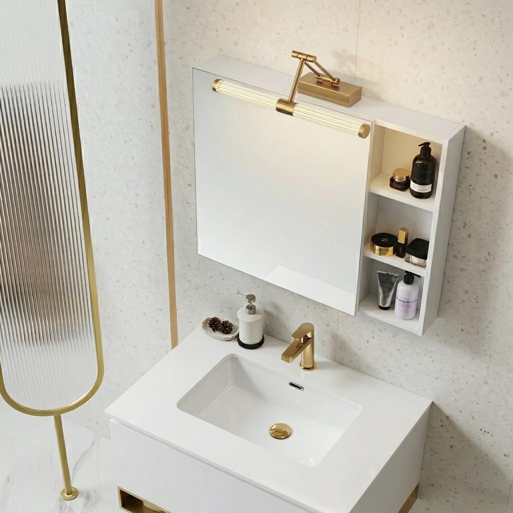 Kúpeľňové nástenné LED svietidlo APP1899-1W 40cm BRUSH GOLD
