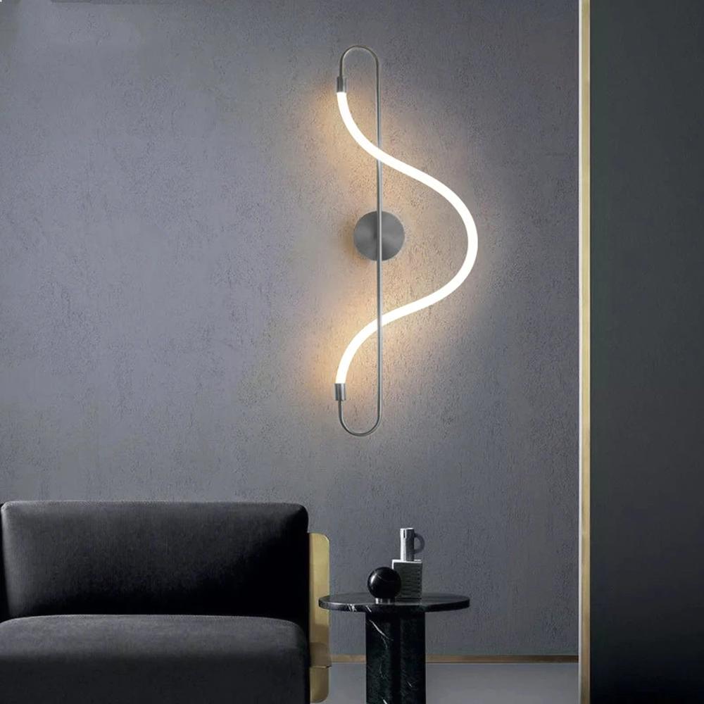 Vägglampa väggspot LED APP859-W Long Krom