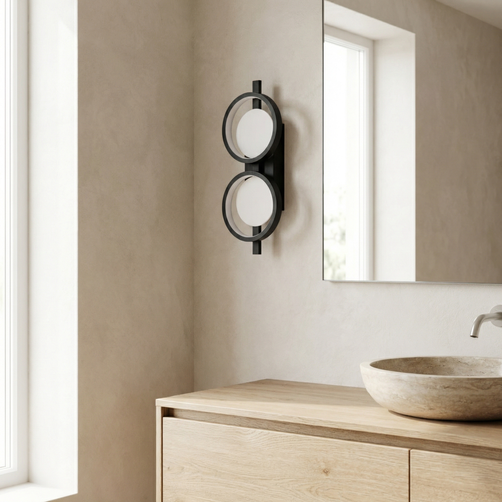 LED-vägglampa APP1917-W Black