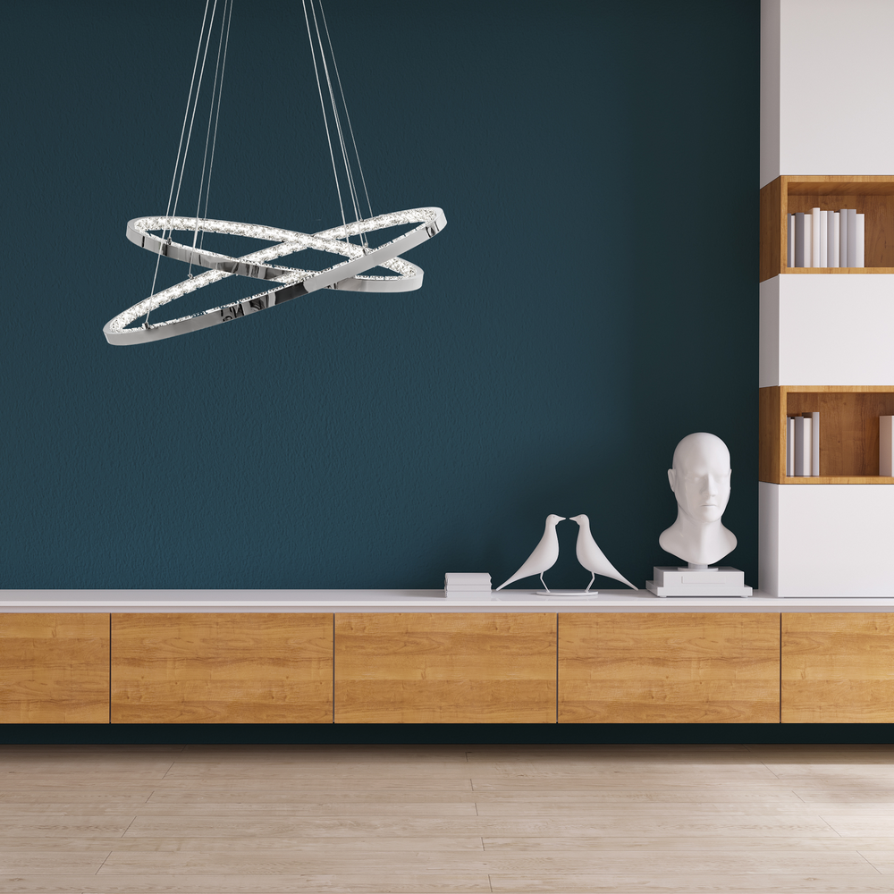 HÄNGANDE KRISTALLAMPA LED APP771-3CP