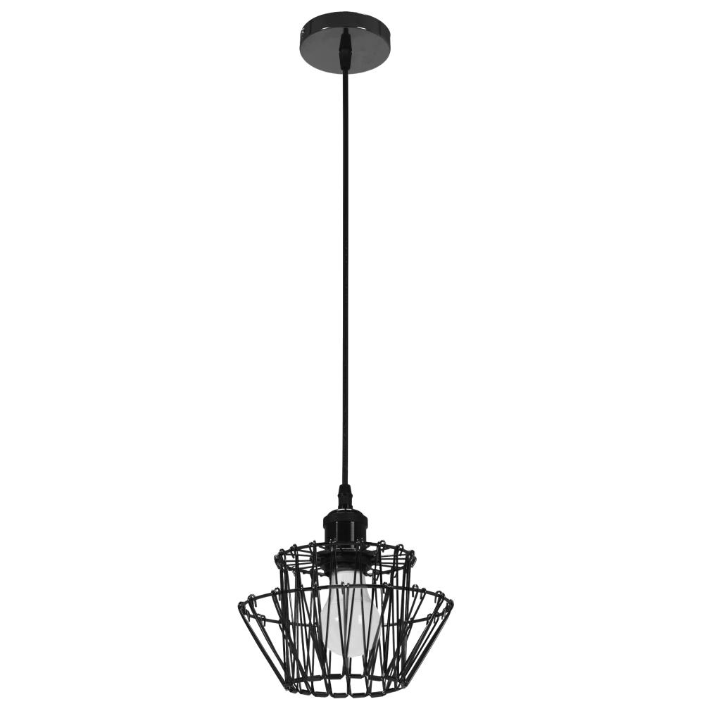Taklampa Hängande APP941-1CP Set 36 cm Svart