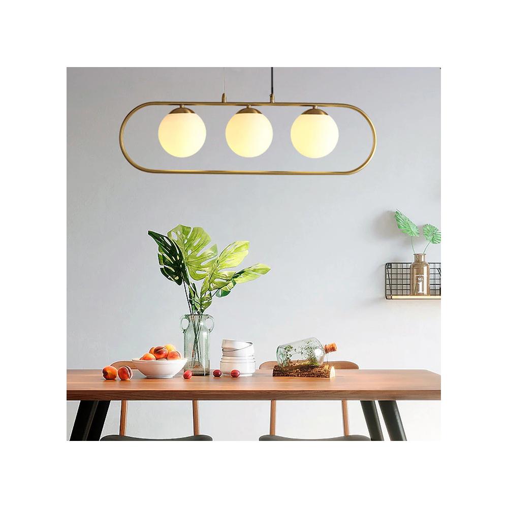 TAKLAMPA HÄNGANDE GLAMOUR APP915-3CP Guld