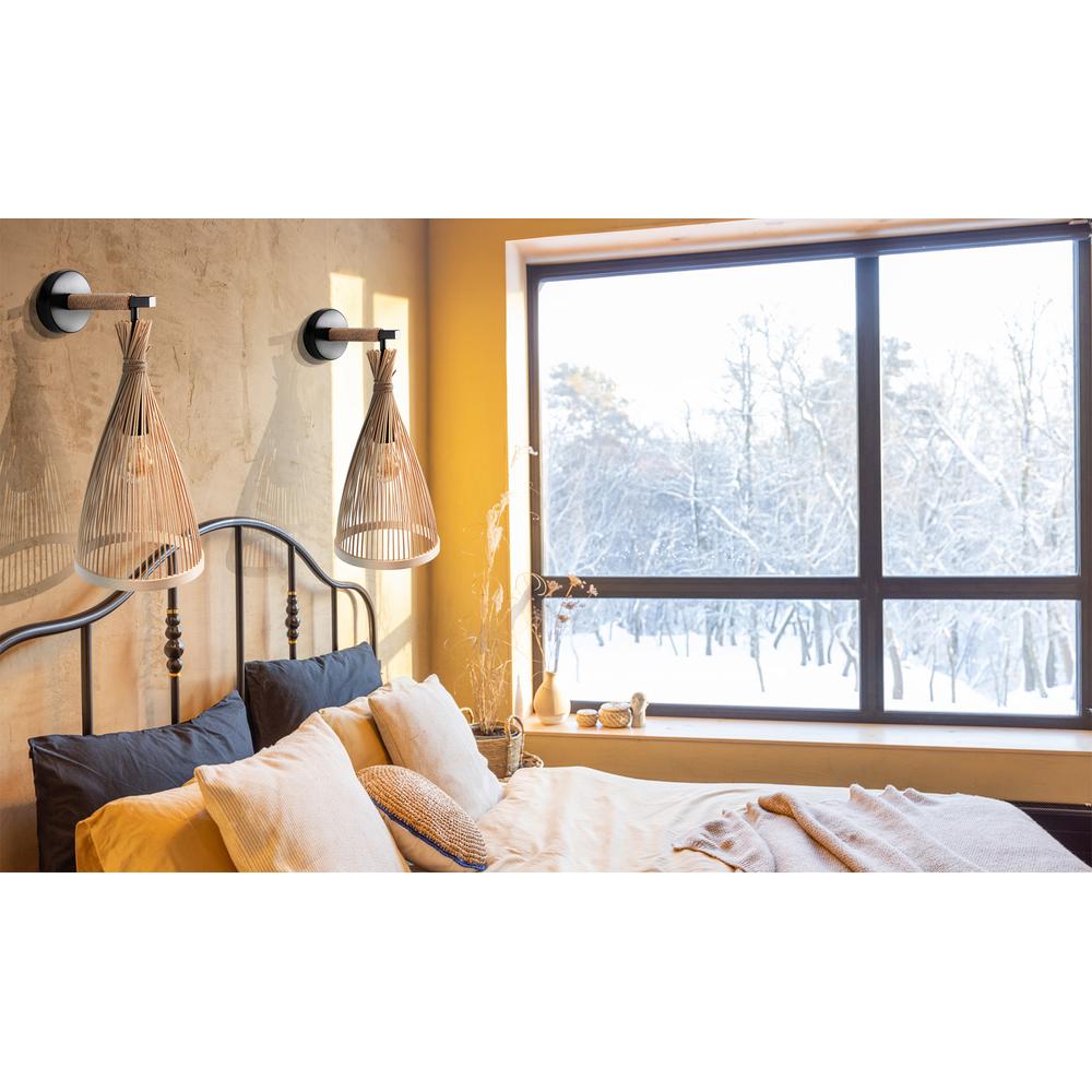 VÄGGLAMPA VÄGGLYKTA BOHO APP1340-1W