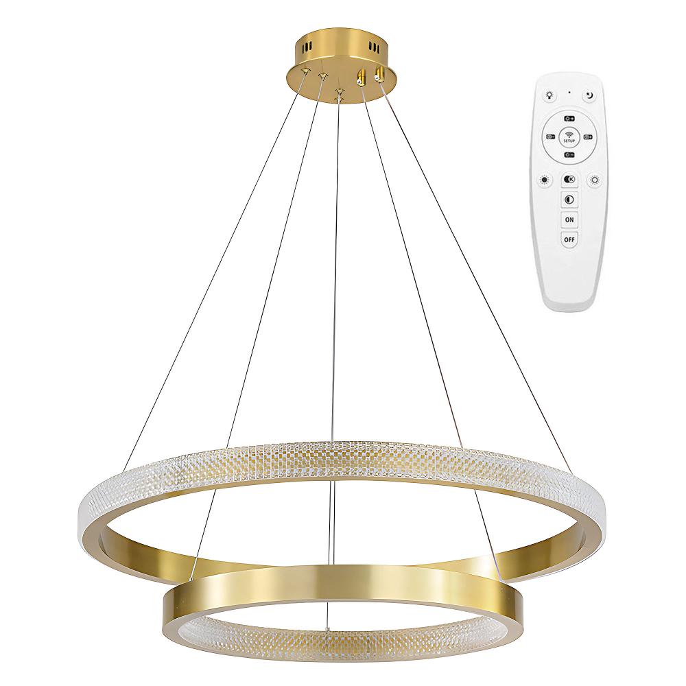 TAKLAMPA HÄNGANDE LED APP1772-CP Borstad Guld