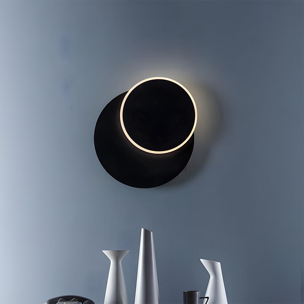 VÄGGLAMPA LED LHJ082-W Svart
