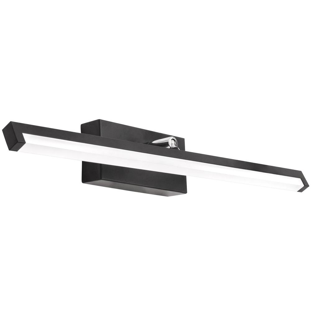 VÄGGLAMPA BADRUM LED ÖVER SPEGEL 12W 50CM APP373-1W SVART