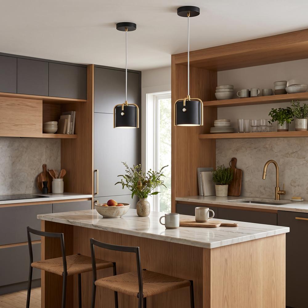 Taklampa APP934-1CP Elegent Svart