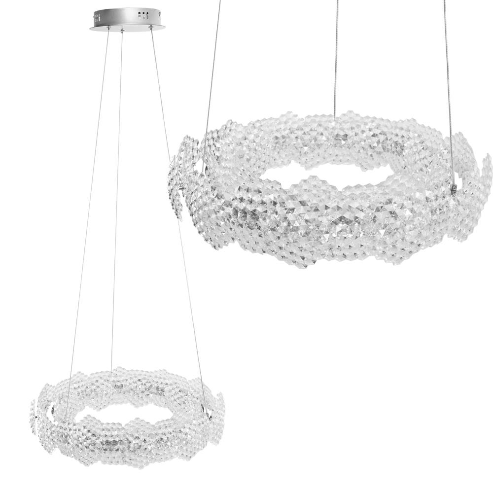 HÄNGLAMPA LED MS016-CP Krom 47 cm