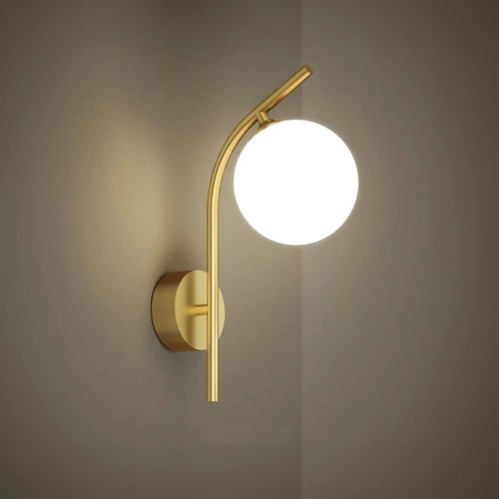 Vägglampa G104-1W Guld