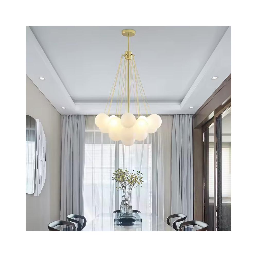HÄNGENDE TAKLAMPA APP1688-12CP Guld