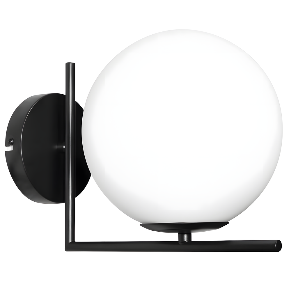 Vägglampa G101-1W Svart Vit