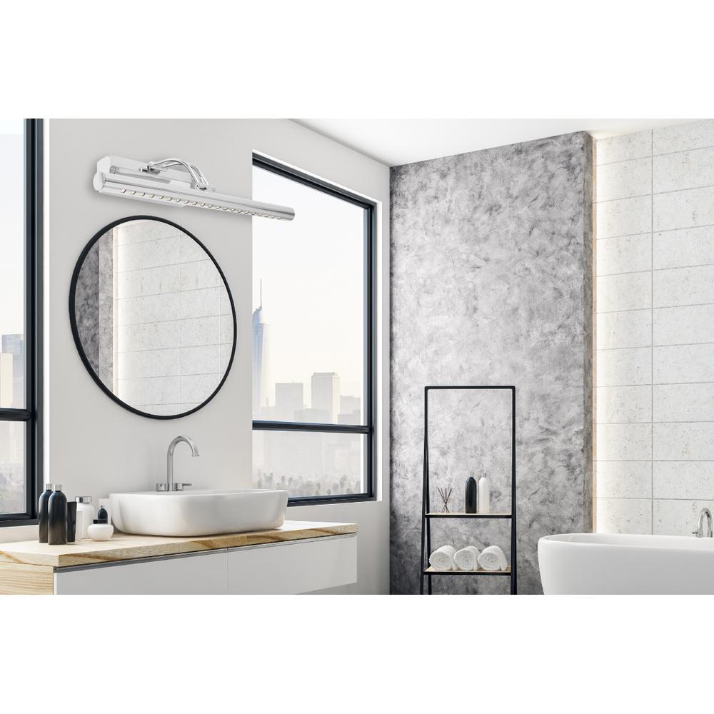 LAMPA VÄGGLAMPA BADRUM LED ÖVER SPEGEL 5W 40CM APP364-1W KROM
