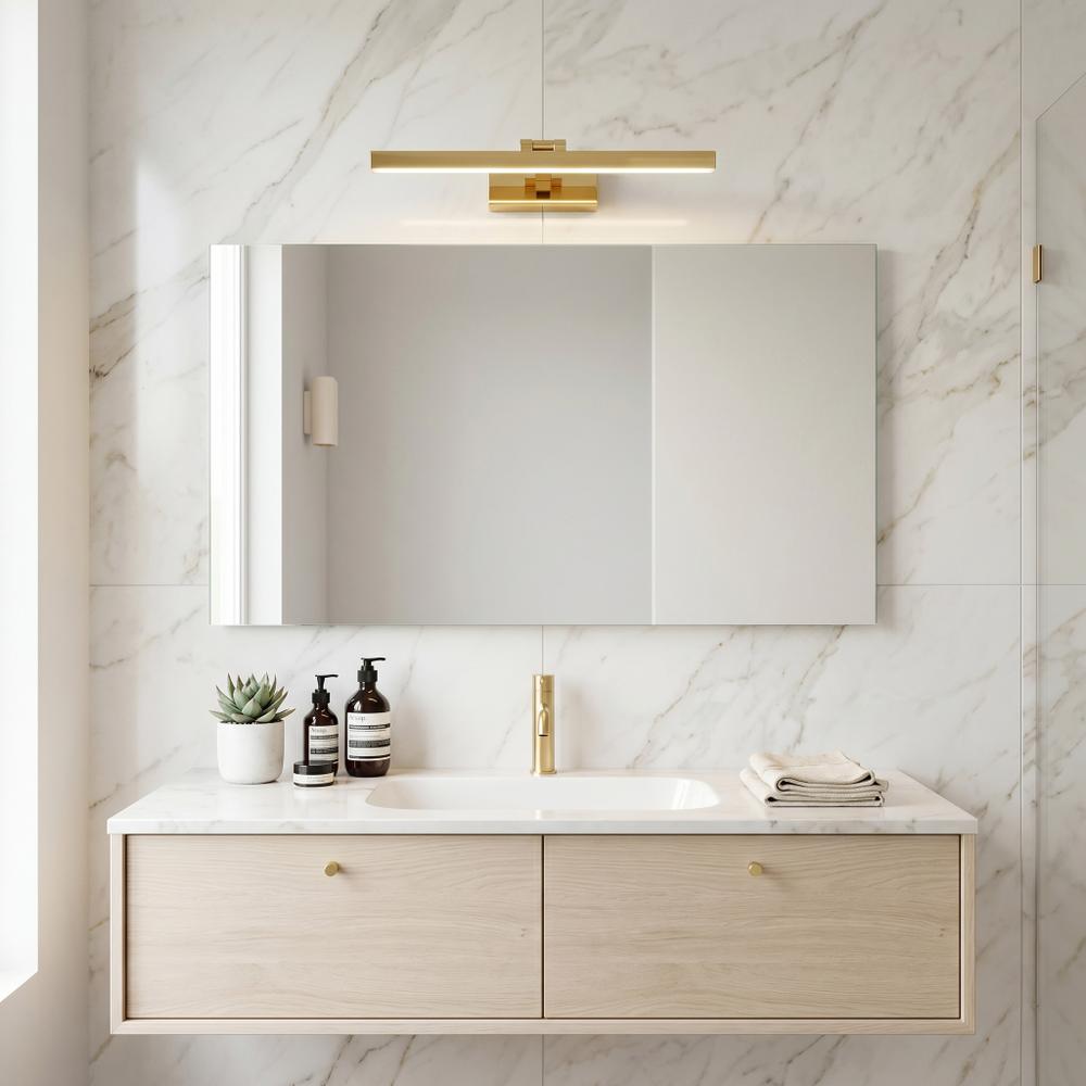 Badrum vägg LED-lampa APP1860-1W 40cm GOLD