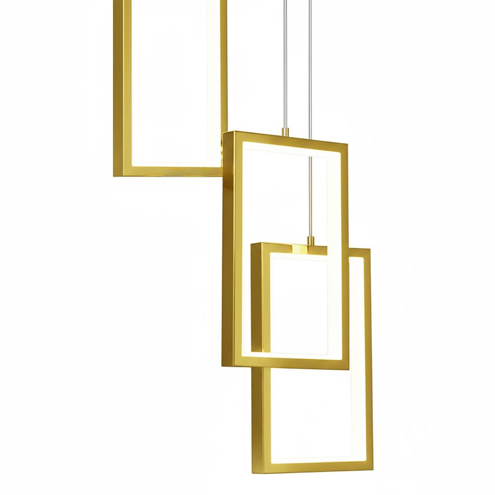 HÄNGANDE TAKLAMPA LED LHJ088-3CP GULD