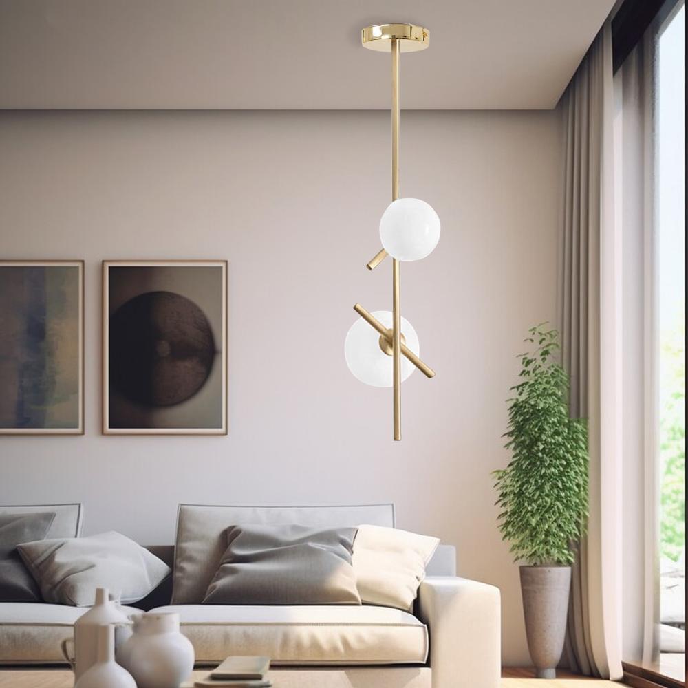 LAMPA WISZĄCA SUFITOWA Gold APP1666-2CP