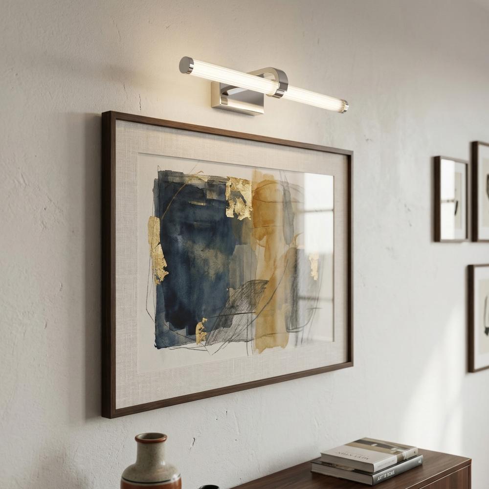 Badrum vägg LED-lampa APP1881-1W 40cm CHROME