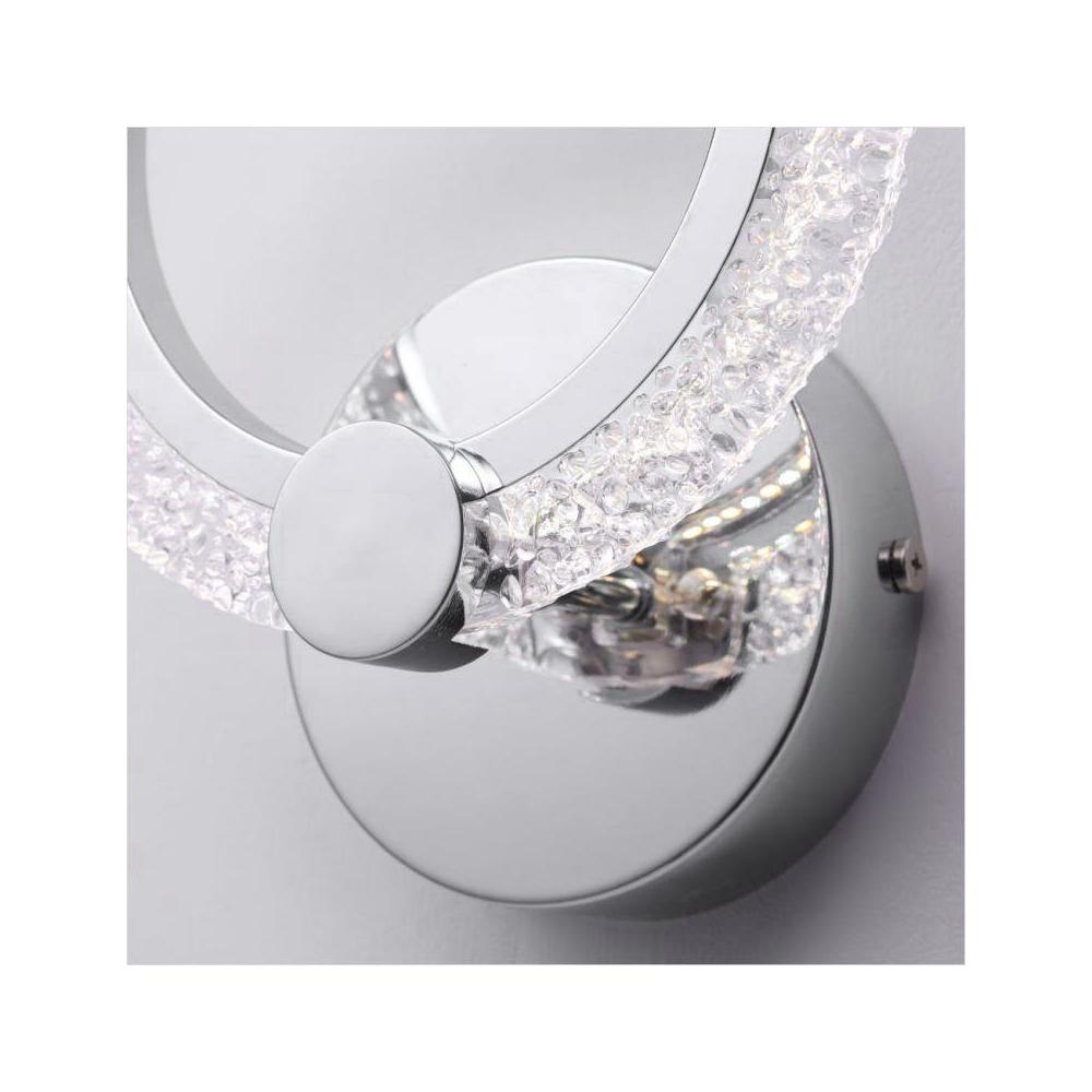 VÄGGLAMPA LED LHJ067-W KROM