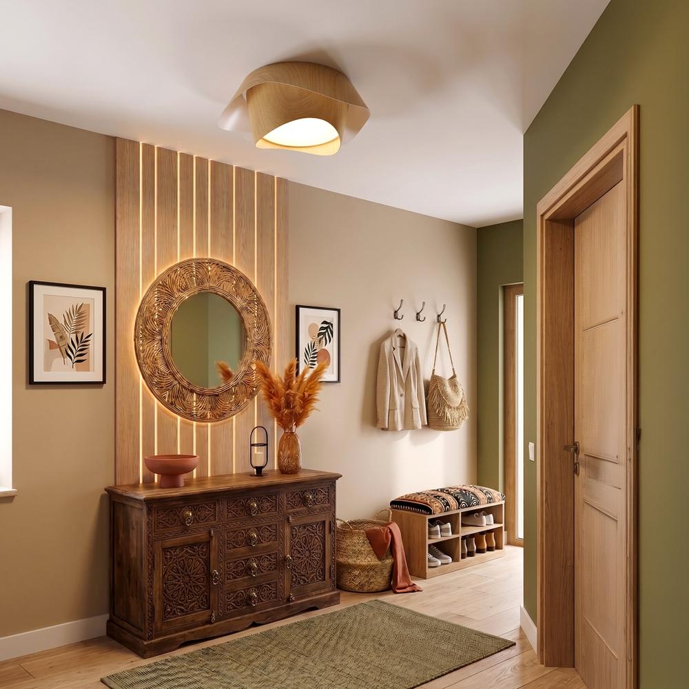 Taklampa LED APP1930-C 40cm WOOD