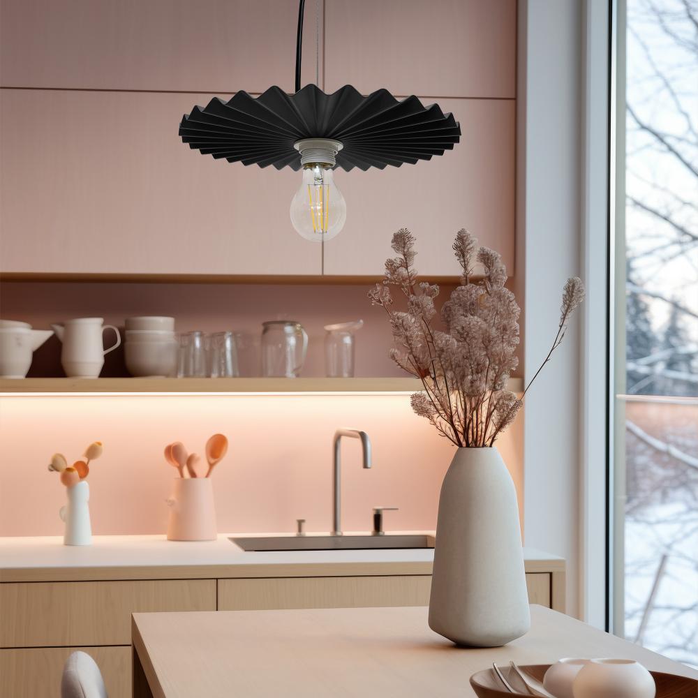TAKLAMPA HÄNGANDE APP1452-1CP Svart