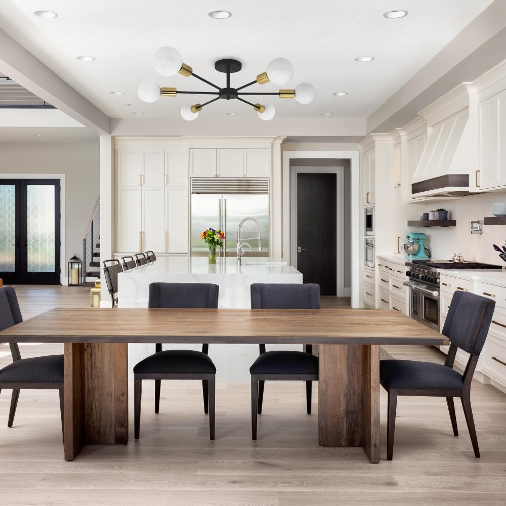 Lampa Spindel 6 APP501-6C Svart