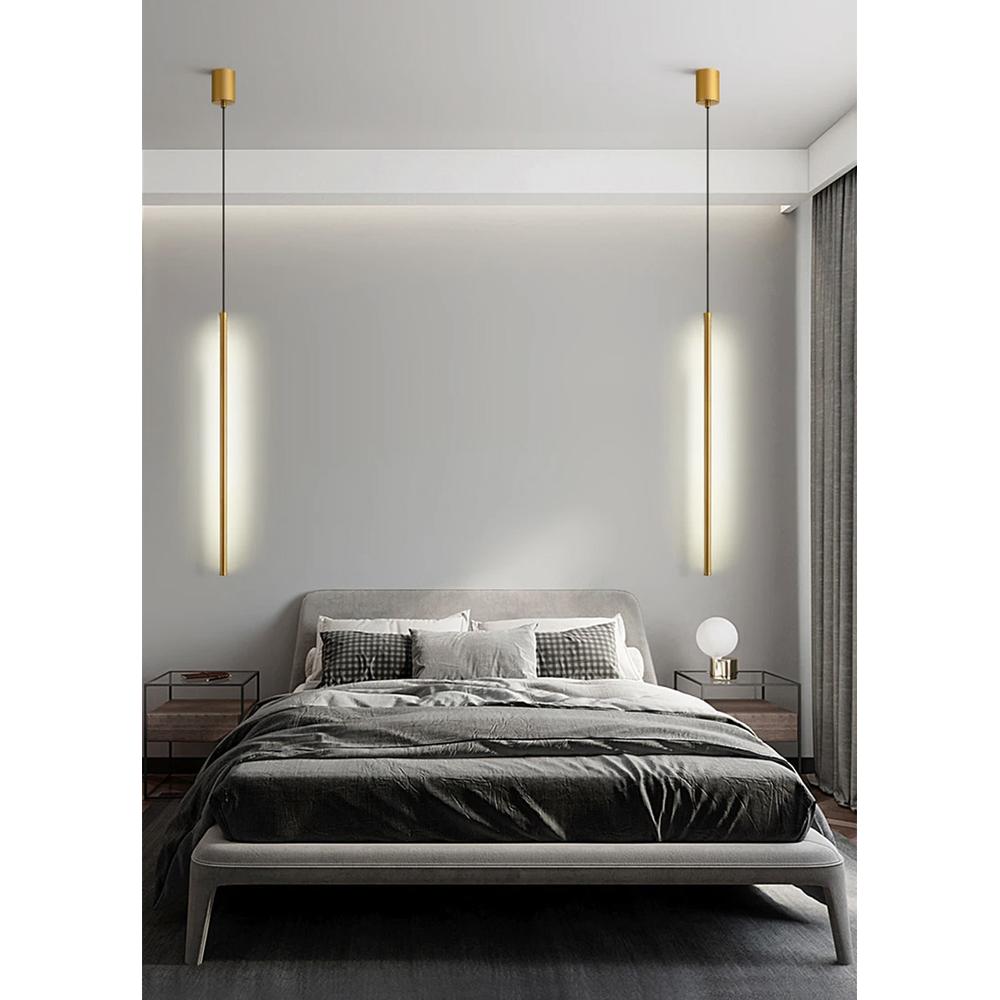 HÄNGANDE TAKLAMPA LED APP1414-C GULD 100 cm