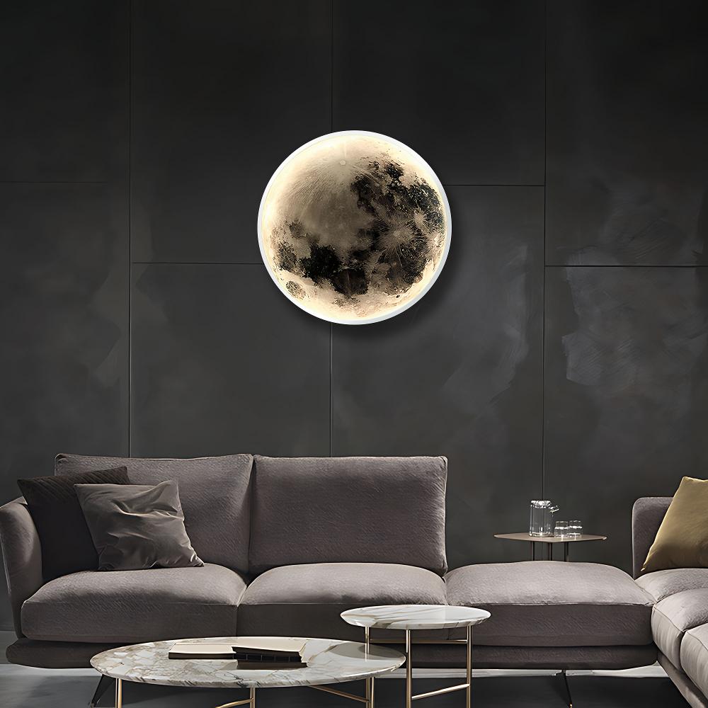 Taklampa APP1806-CW Moon LED-plafond VIT
