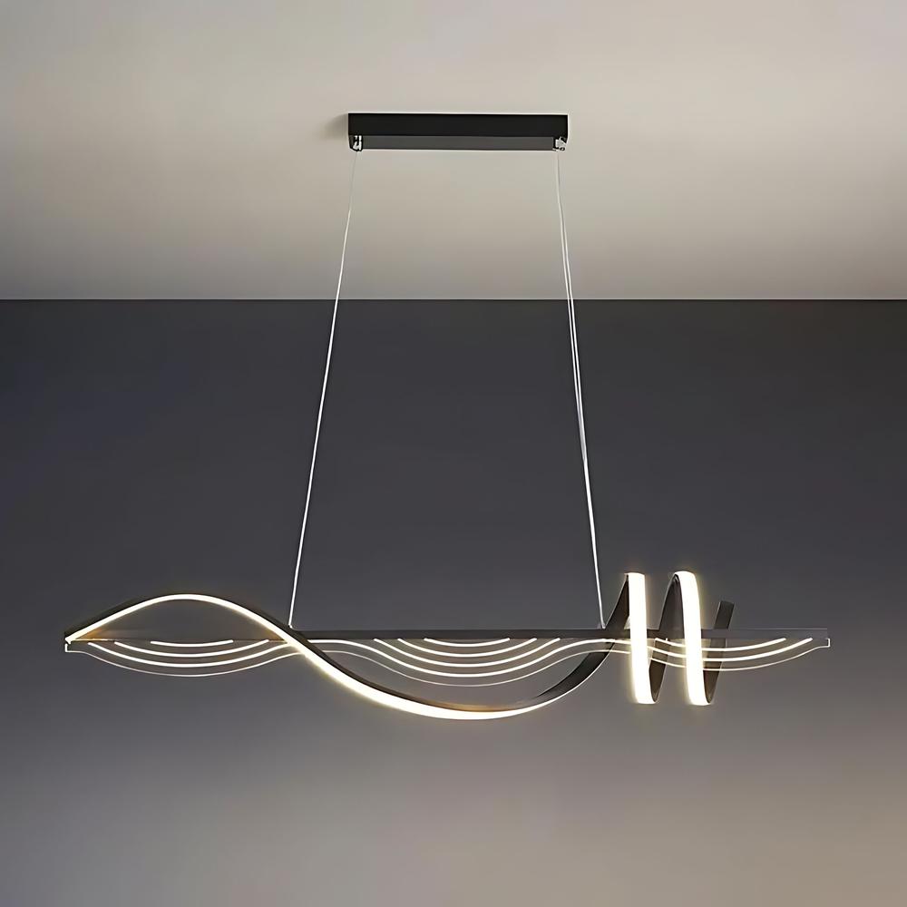 Hängande LED-lampa LHJ041-CP 100 cm SVART