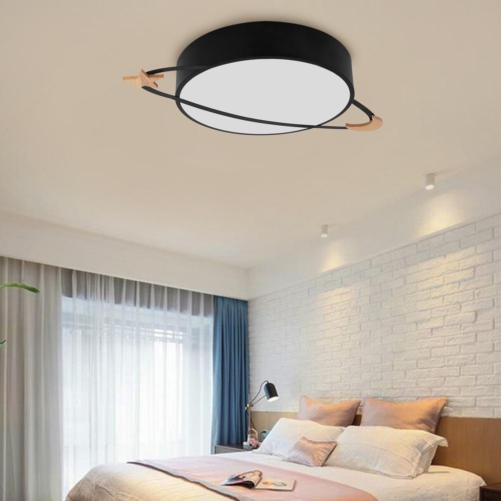 Taklampa Plafond Moon APP864-C Svart