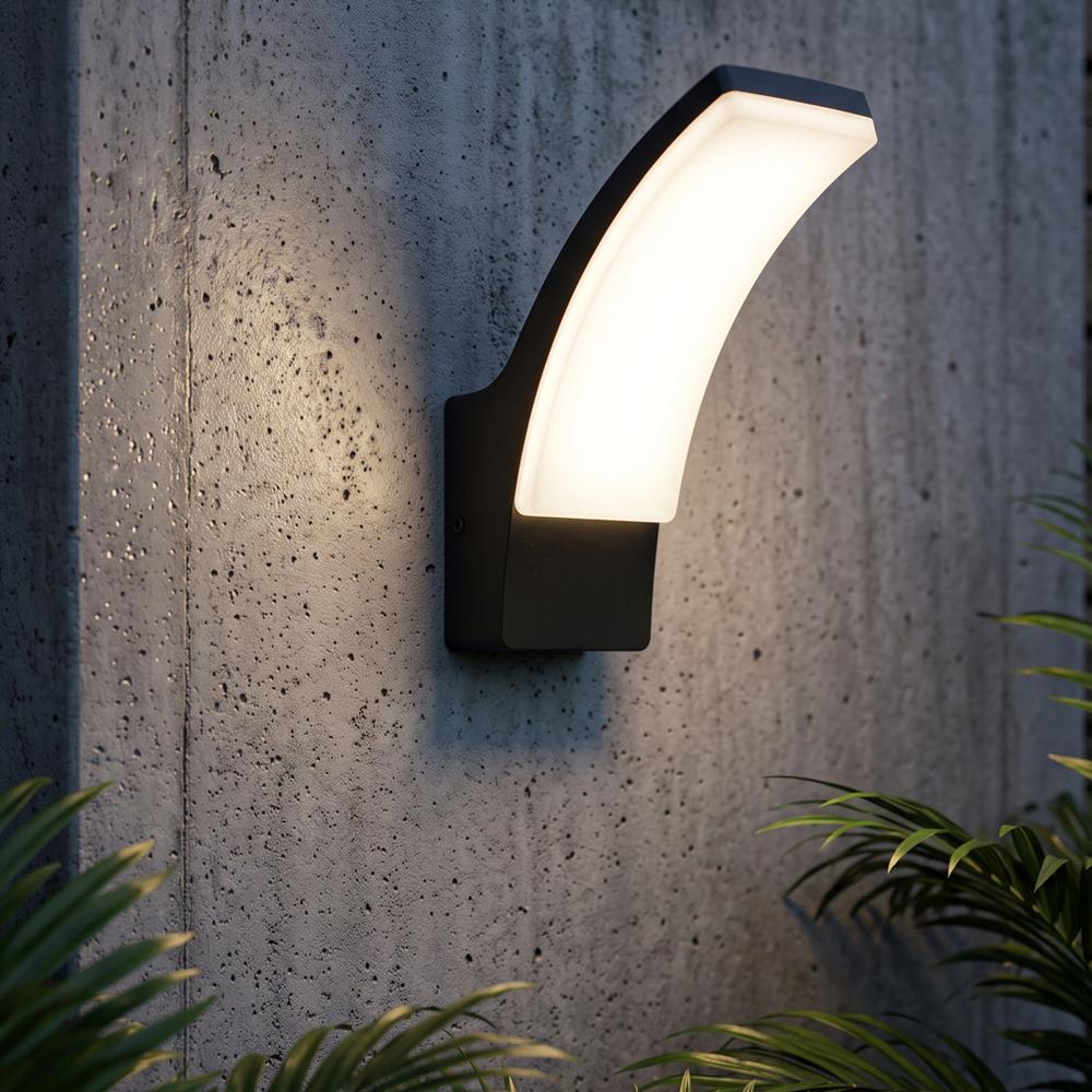 Facade LED wall lamp JNH032-G Black