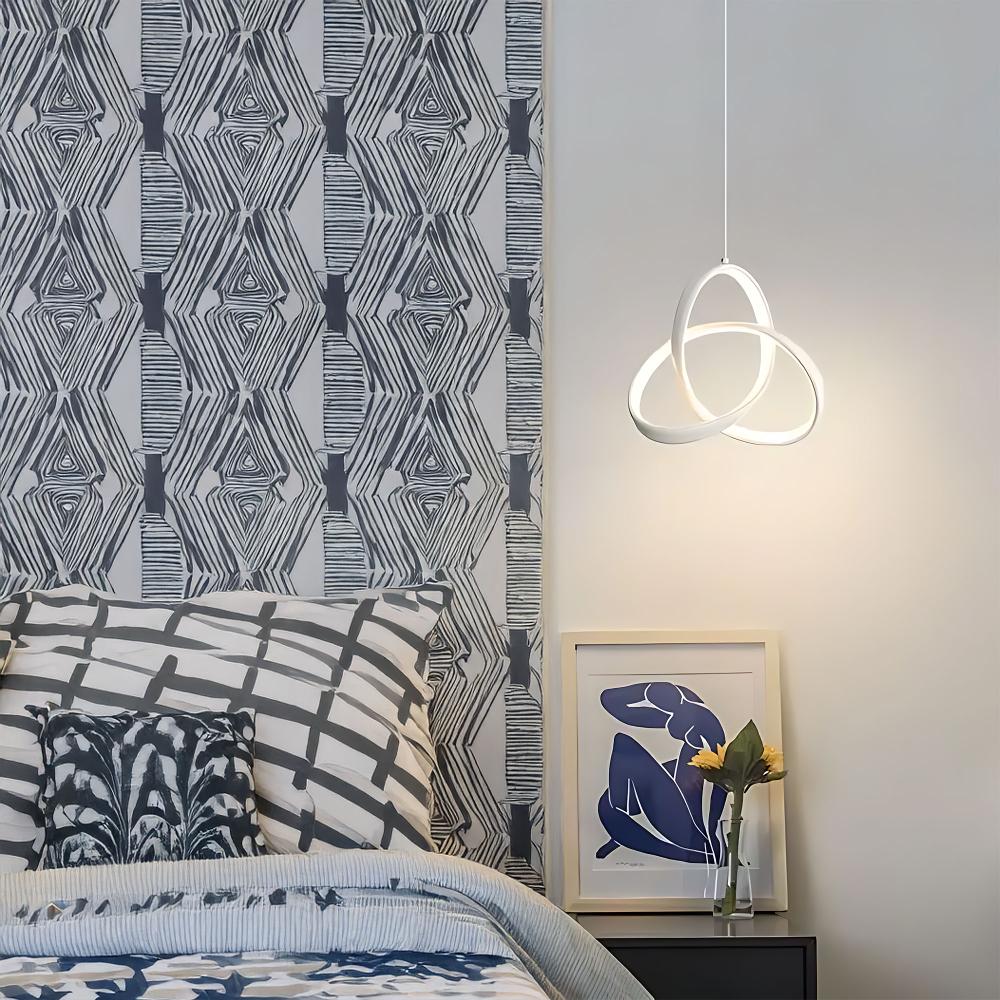 TAKLAMPA HÄNGANDE LED APP1783-CP VIT