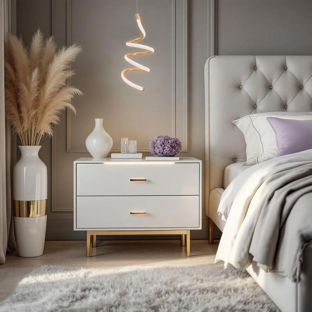 TAKLAMPA HÄNGANDE LED LHJ096-1CP LJUST ROSAGULD