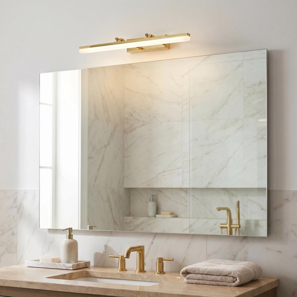 Badrum vägg LED-lampa APP1873-1W 60cm GOLD