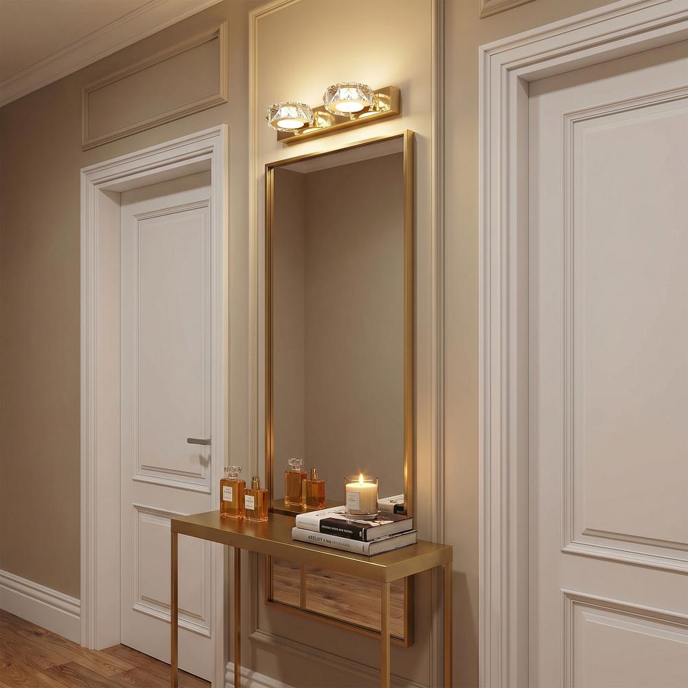 BADRUMSVÄGGLAMPA LED APP1937-2W GOLD