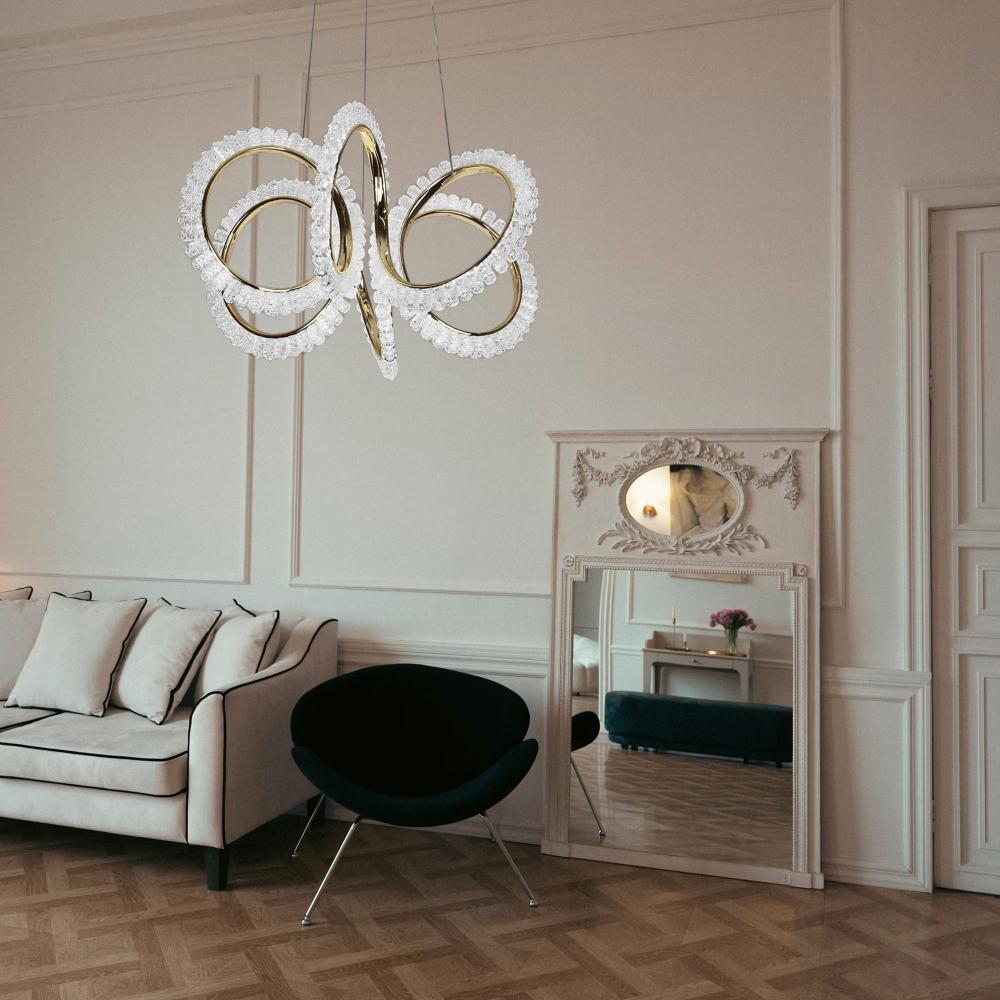 PENDELAMPA LED G037-CP GULD