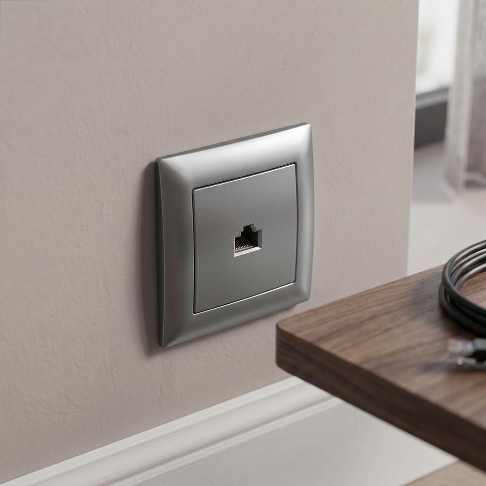 Розетка RJ45 OSTE JNH010-S GREY