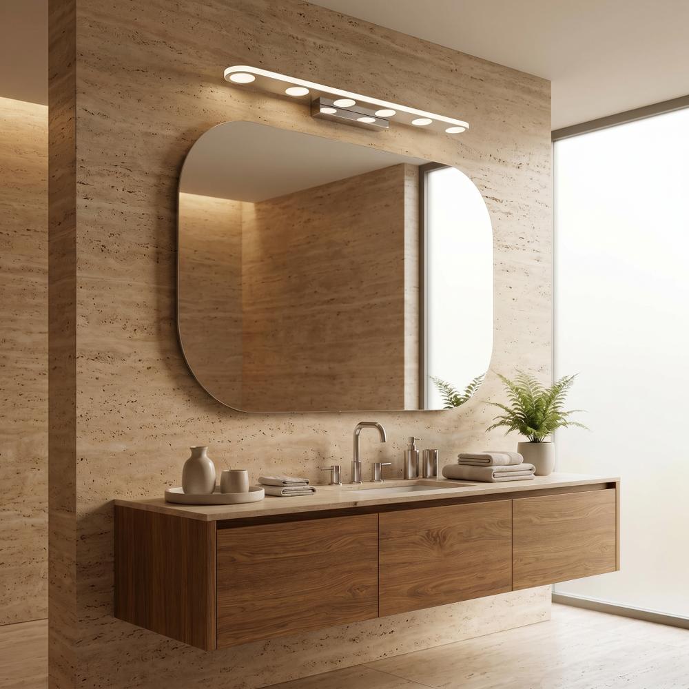 Badrum vägg LED-lampa SWE056-W CHROME